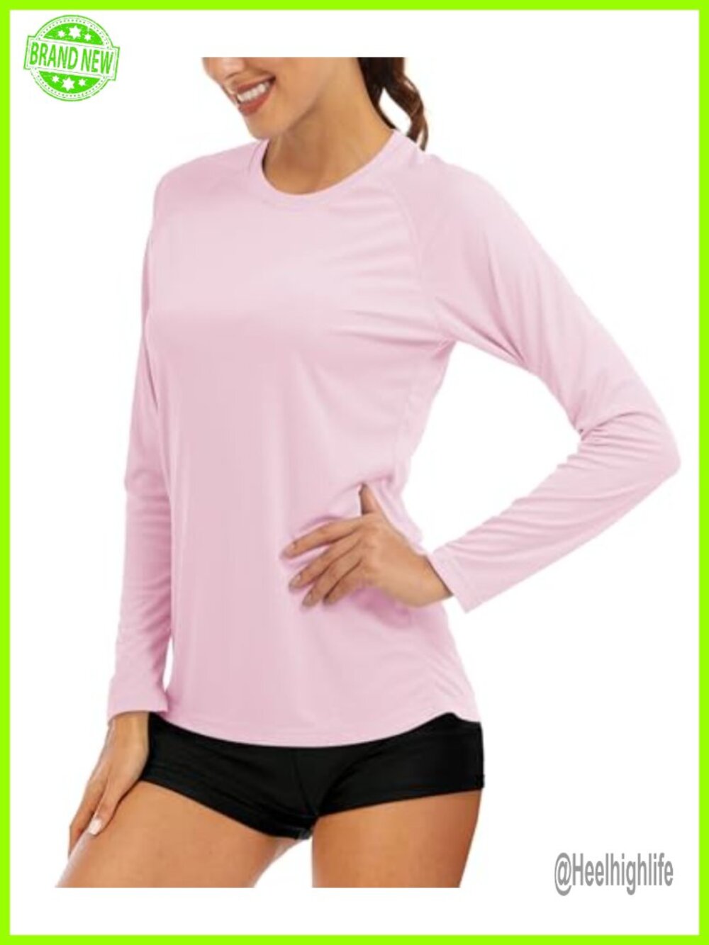 Women's Long Sleeve UPF 50+ Sun Protection Shirt Quick Dry Rash Guard